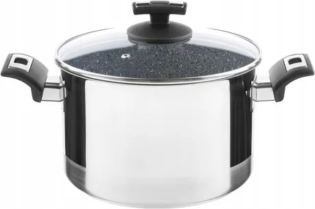 Cerammax Pro Comfort edény fedővel, átmérő 22 cm, űrtartalom 5,5 l, kerámia