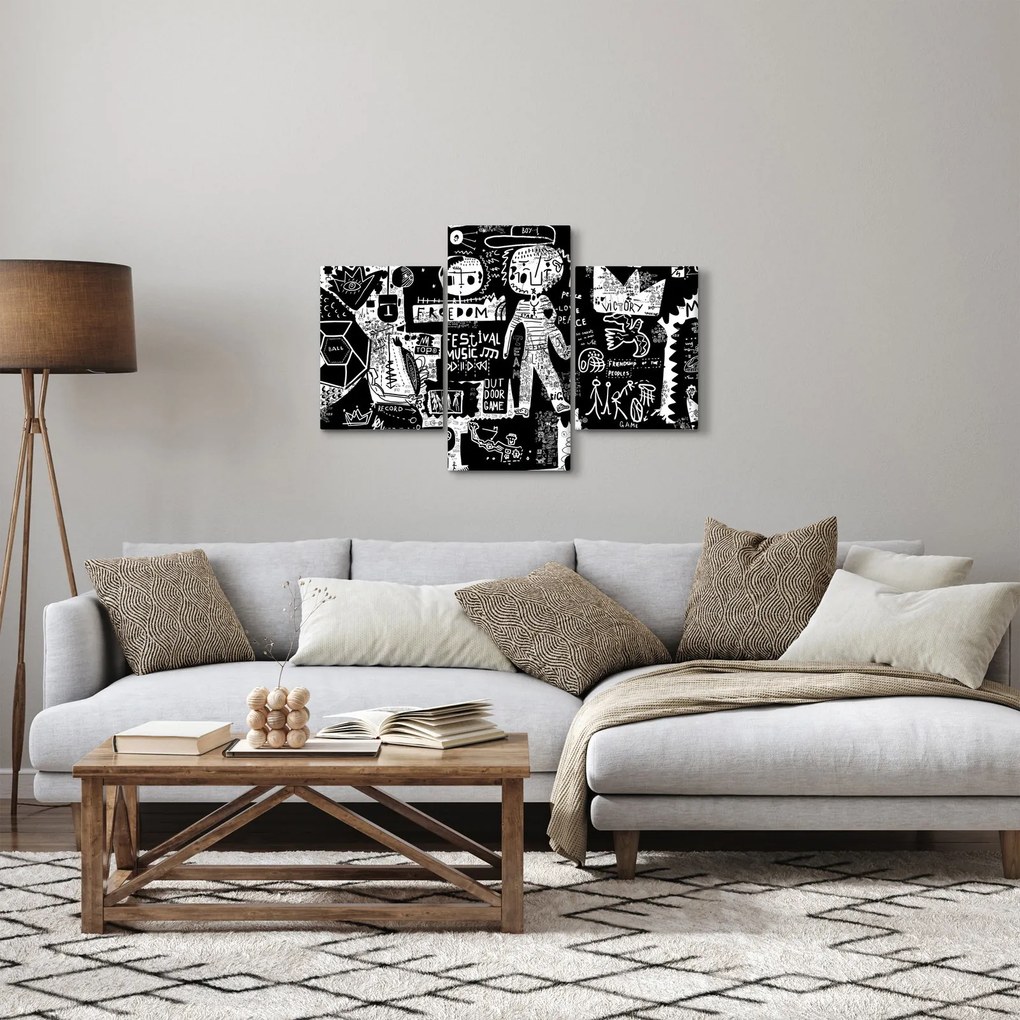 Kép - Graffiti (90x60 cm)