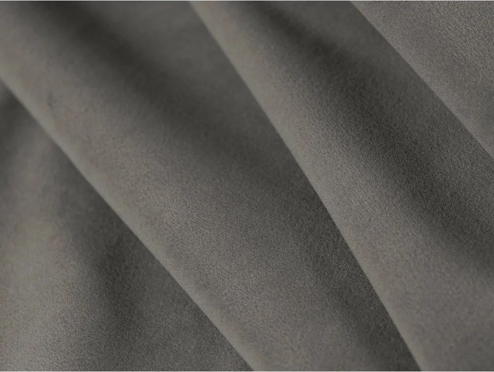 Szürke kárpitozott ágyneműtartós franciaágy ágyráccsal 200x200 cm Eric – Micadoni