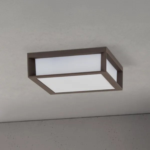 Orion - HENRY kültéri lámpa 2xE27/15W/230V 26x26 cm IP44 barna