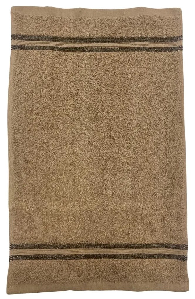 Ajándékcsomag 3 db 70x140 cm-es fürdőlepedőből és 50x100 cm-es, valamint 30x50 cm-es törölközőkből, barna színben, TiaHome