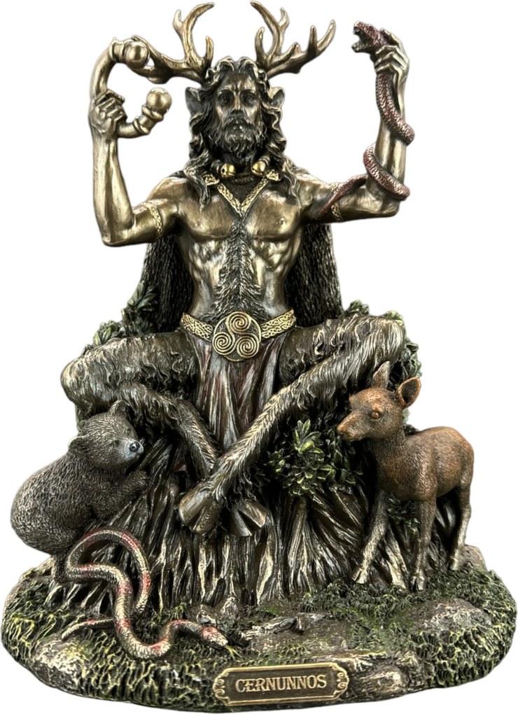 Figura Szobor Skandináv Isten Cernunnos Veronese WU77059A4