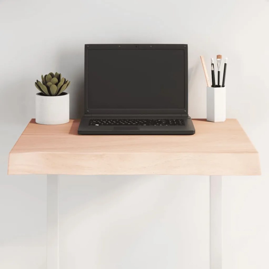 asztallap 60x60x(2-6) cm kezeletlen tömör fa élőszegélyes