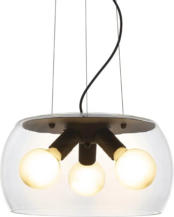 RENDL R14134 AMANDA Modern Függesztett Lámpa Átlátszó Üveg IP20