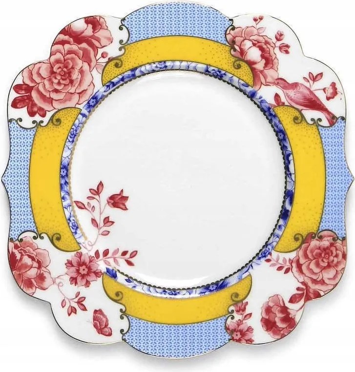 Royal Multi Yellow desszertes tányér PiP Studio, 23,5 cm