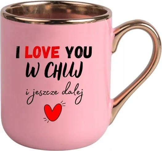 Bögre Rózsaszín Elegáns Ajándék Nőnapra És Love You W C***