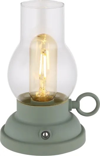 Globo 58016B - LED asztali lámpa PETRO LED/1W/3,7V 1200 mAh zöld