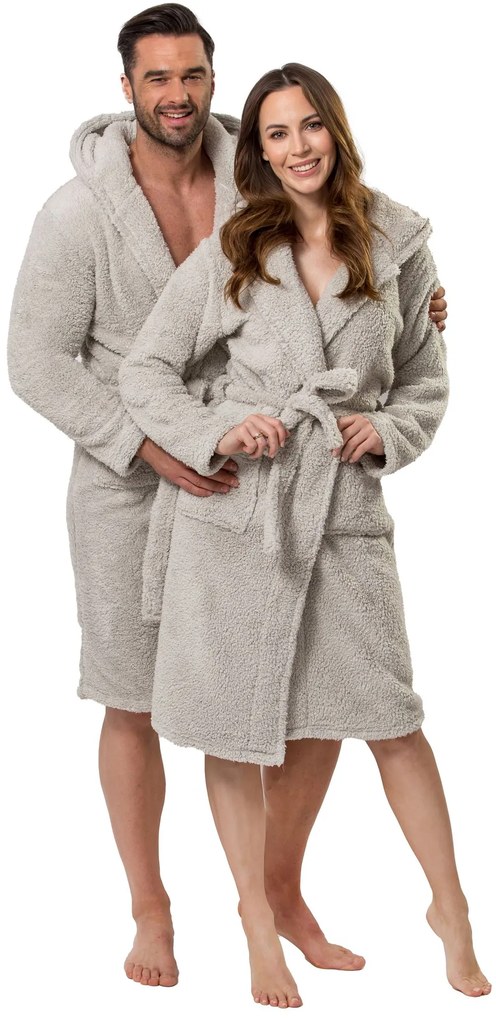 Teddy Grey Men fürdőköpeny S/M