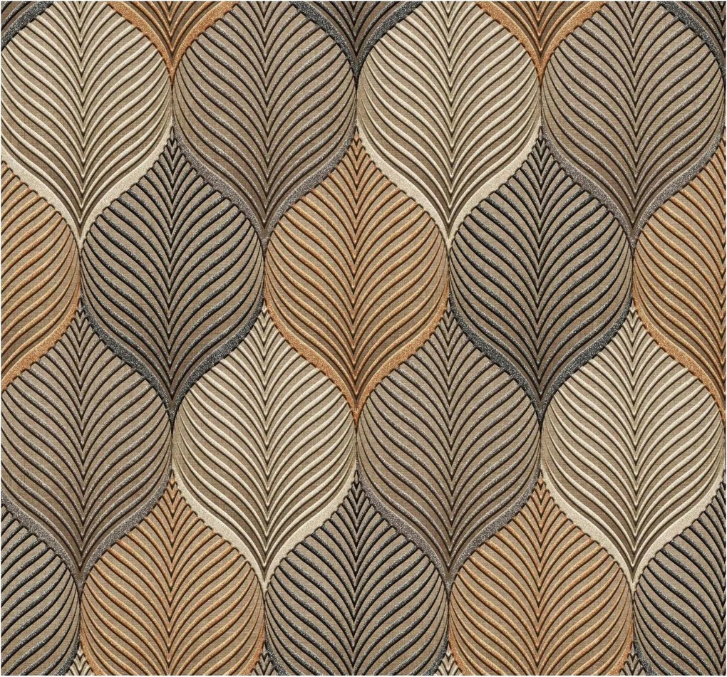 Méteres szövet Soft Puha Mesh Barna 9477