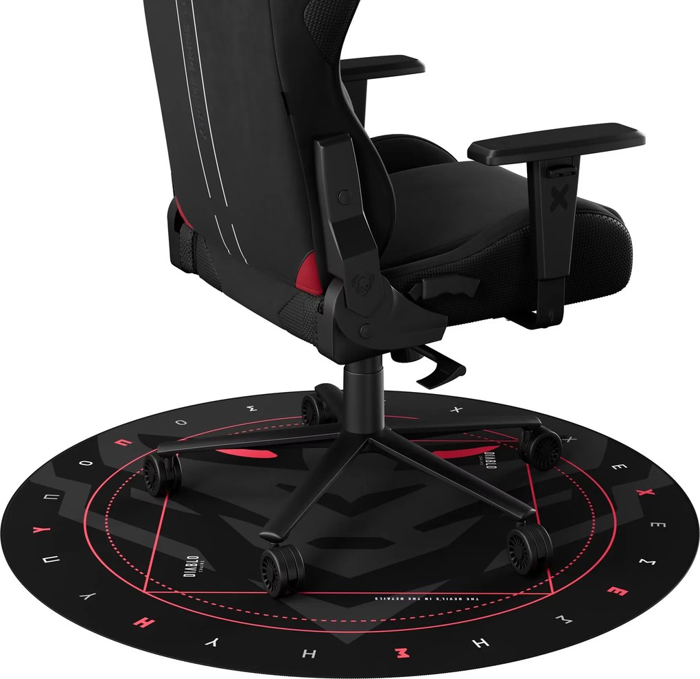 Védőszőnyeg gamer székhez mintával