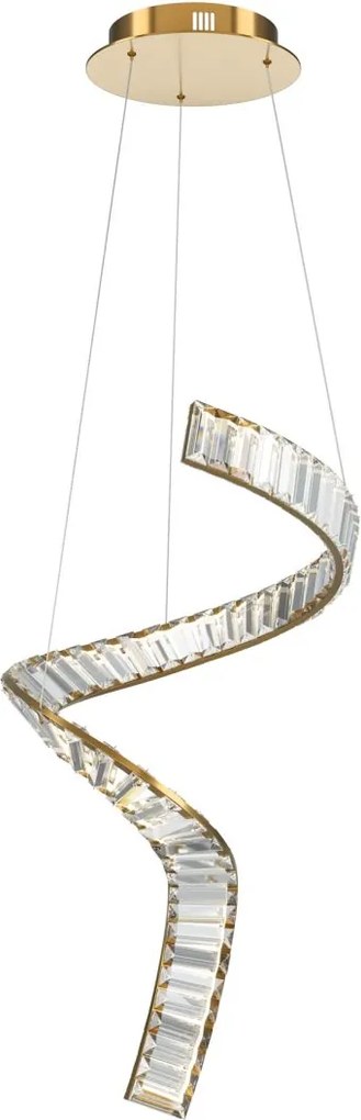 Maytoni glamour kristály függeszték krone fehér sárgaréz myp097pl-l48bs3k