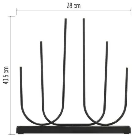 LED karácsonyi gyertyatartó 6xLED/2xAA fekete