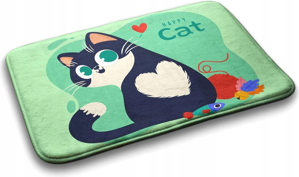 Fürdőszobaszőnyeg puha cica Állatok 75x45 cm