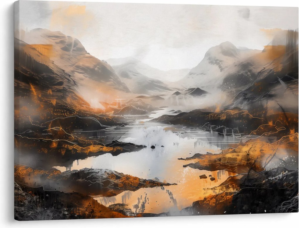 Kép - Hegyi tájak festése (70x50 cm)