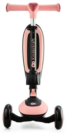 KINDERKRAFT - Gyermek roller 2in1 HALLEY Rózsa rózsaszín