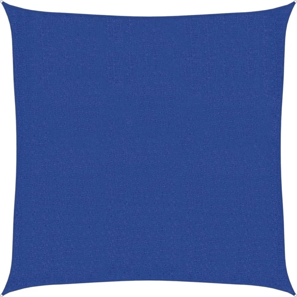 vidaXL kék HDPE napvitorla 160 g/m² 2,5 x 2,5 m