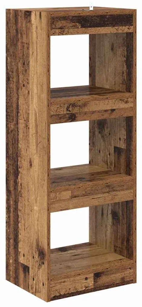 Könyvespolc Régi fa 40 x 30 x 103 cm Faanyag
