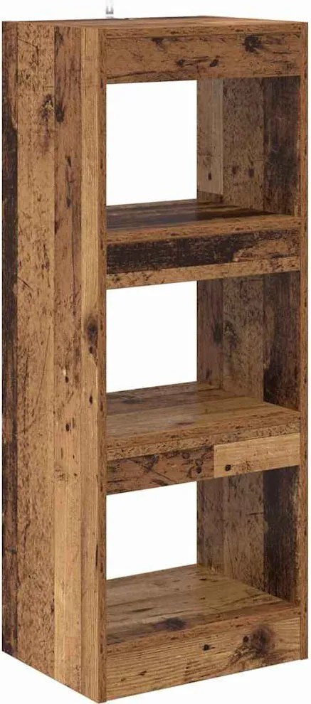 vidaXL Könyvespolc Régi fa 40 x 30 x 103 cm Faanyag