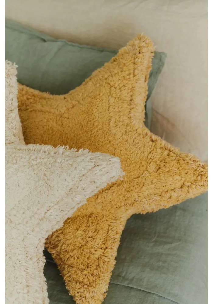 Pamut gyerek párna 54x54 cm Stella Honey – Lorena Canals