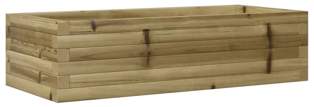 impregnált fenyőfa kerti virágláda 90 x 40 x 23 cm