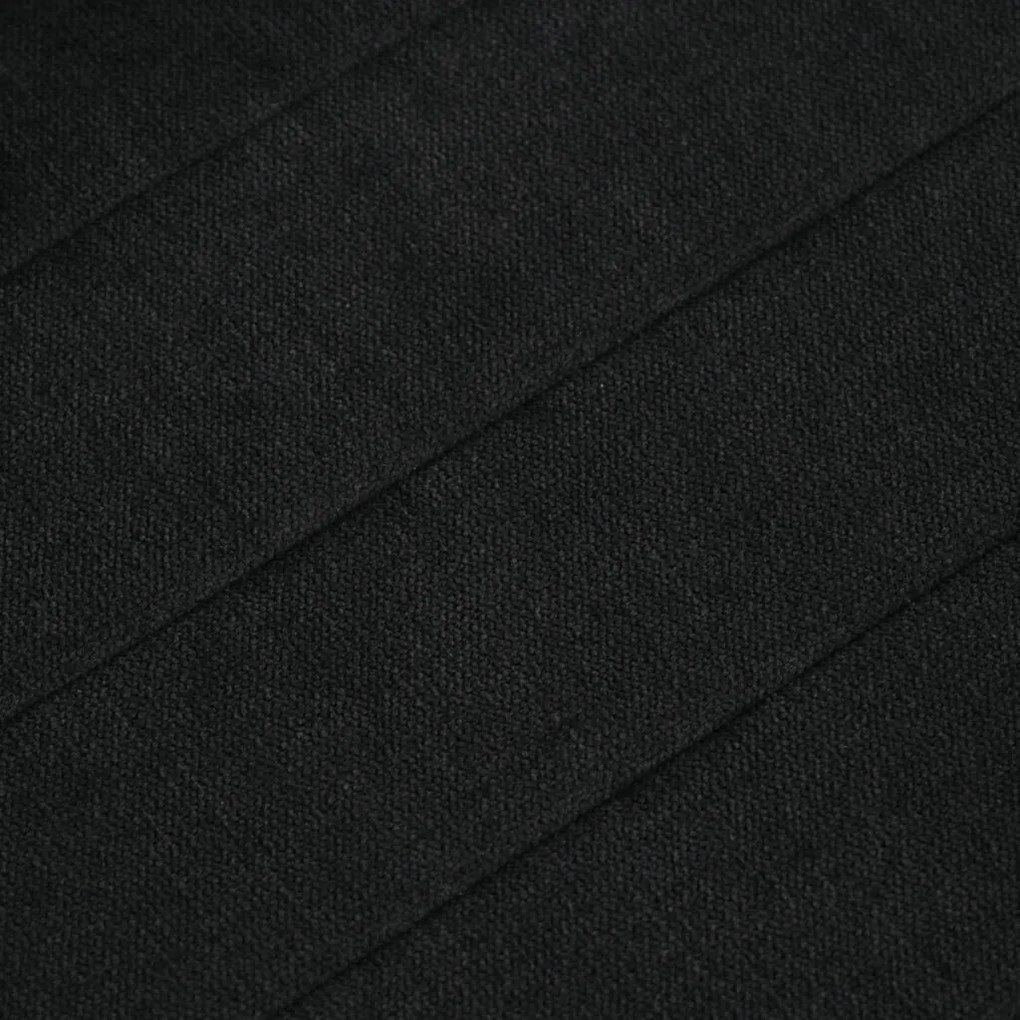 Jídelní židle, černá, látka, DCL-V5031 BK2