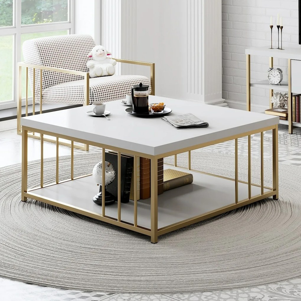 Zenn White and Gold konferenciaasztal