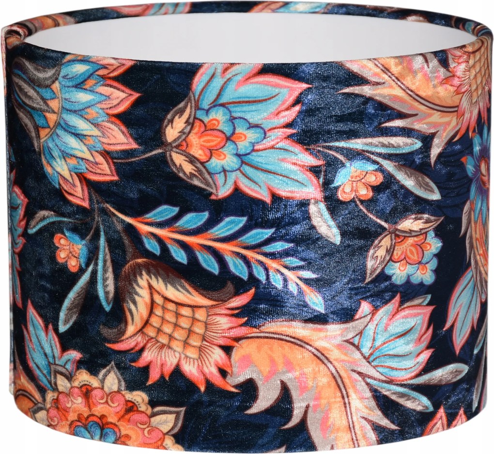 Keleti lámpabúra E27 Tekercses Szélek Henger Lámpabúra 20 Keleti Virágok Panca