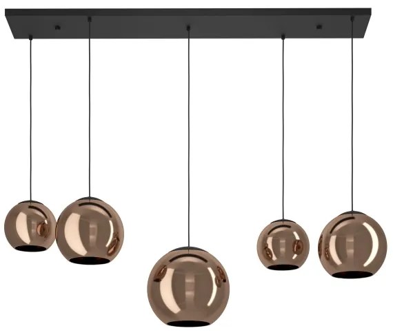 Eglo 390388 - Csillár zsinóron CORDOBA 5xE27/40W/230V réz