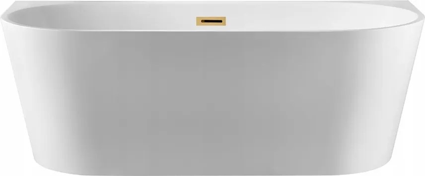 Exkluzív szabadonálló kád Viva Gold 160x75 cm arany kiegészítőkkel