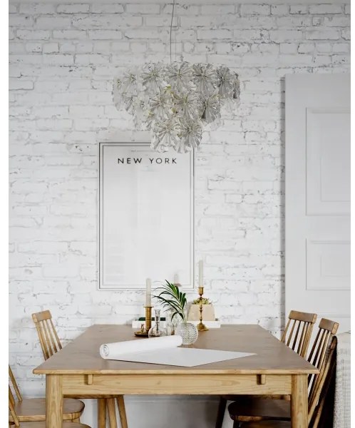 ByRydens 4202440-7002 - LORRAINE kábeles csillár 5xE14/8W/230V