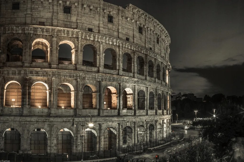 Poszter 45x30cm Híres Colosseum Rómában 3, Assaf Frank