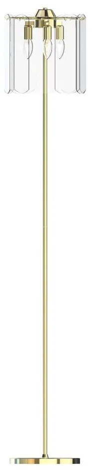 Zuma Line ML3523-3-EGN - Állólámpa NIRA 3xE14/40W/230V arany