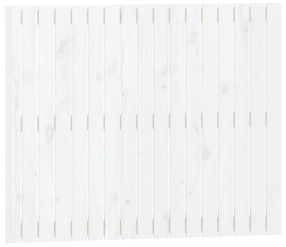 fehér tömör fenyőfa fali fejtámla 108x3x90 cm