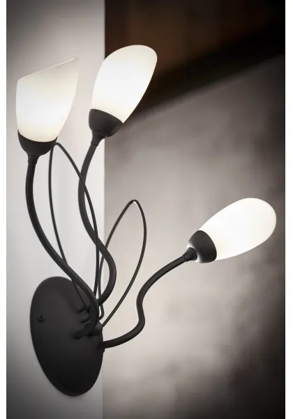 Jupiter 2059 - GLORIOSA fali lámpa 3xG9/14W/230V fekete