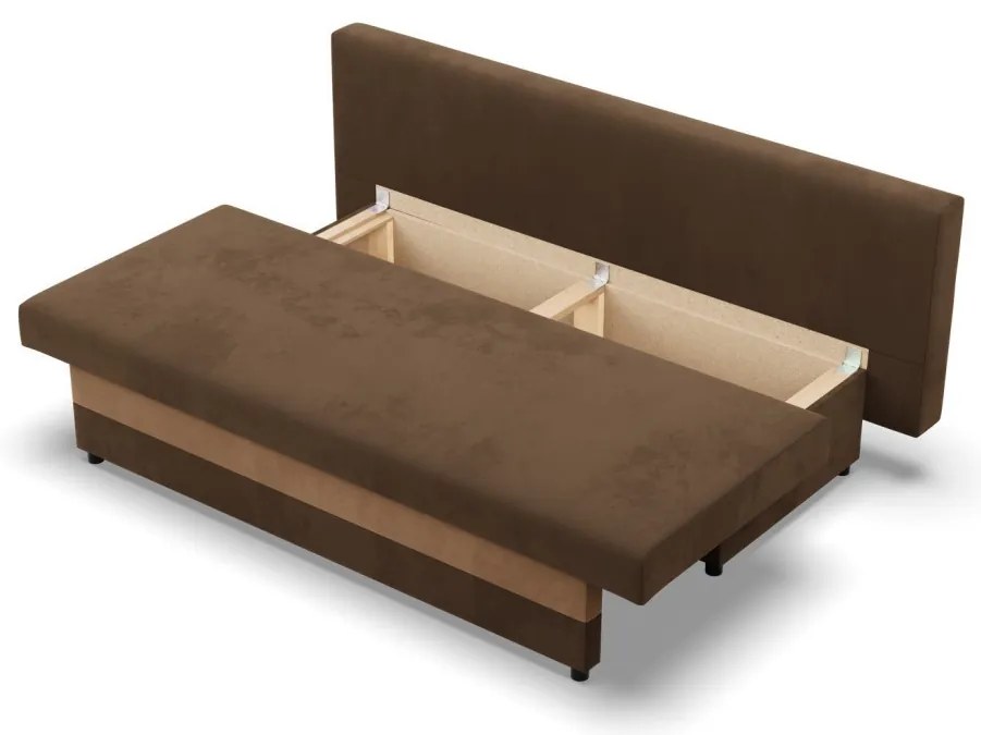 Sony kanapé, szövet anyag, bonell töltet, barna