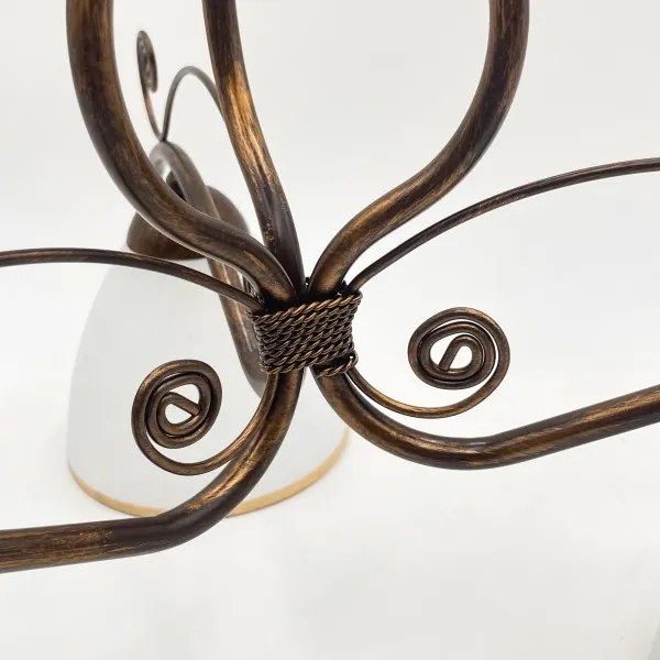 Brilagi - LED Felületre szerelhető csillár ANTICO 3xE27/60W/230V bronz patina