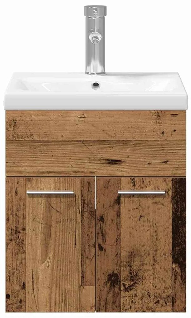 Fürdőszobai Bútor Szett 3 pcs Öreg fa 41 x 38.5 x 46 cm Faanyag