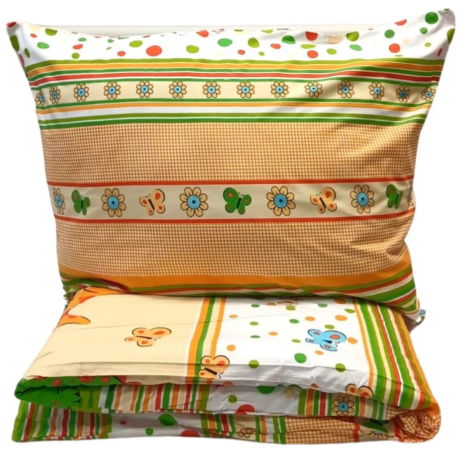 Dino TiaHome pamut lepedők - Detský set 130x90cm + 65x45cm