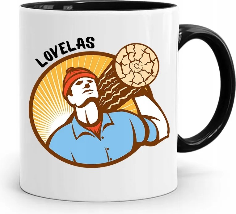 Favágóknak Bögre Fekete Születésnapi Ajándék fényképes nyomtatással