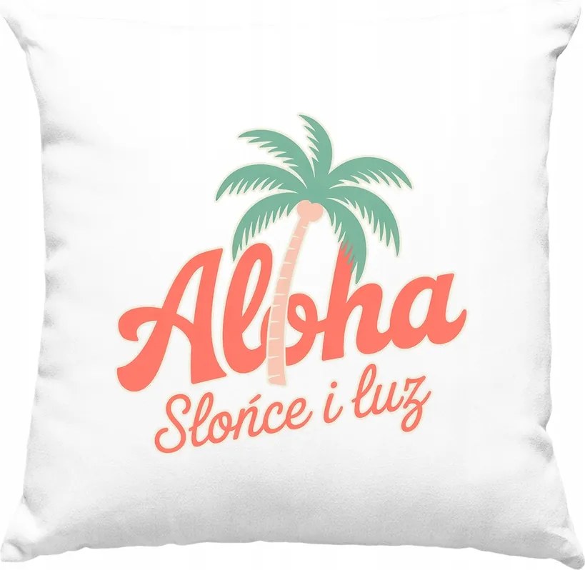Aloha párna pálma nyár chill nyaralás 4 fehér