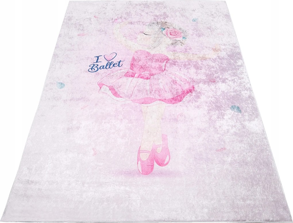 Gyerek Szőnyeg 160x230 Balerina rózsa