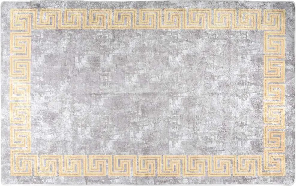 vidaXL szürke csúszásmentes mosható szőnyeg 160 x 230 cm