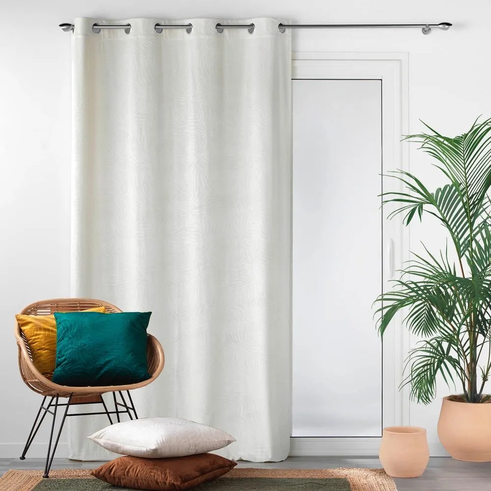 Krémszínű bársony függöny 140x240 cm Analia – douceur d'intérieur