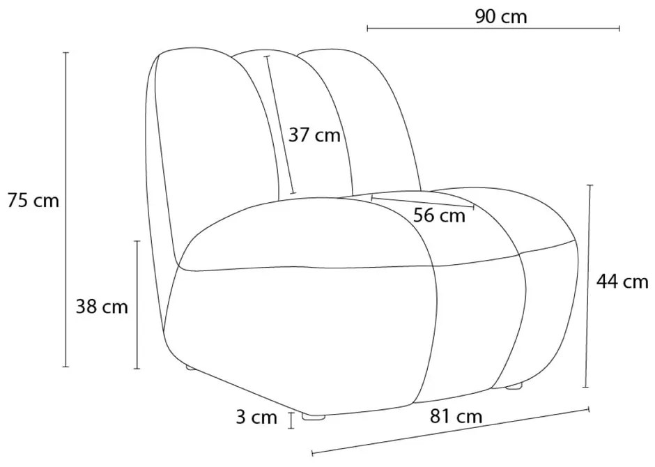 Téglavörös buklé fotel Janissaire – Bobochic Paris