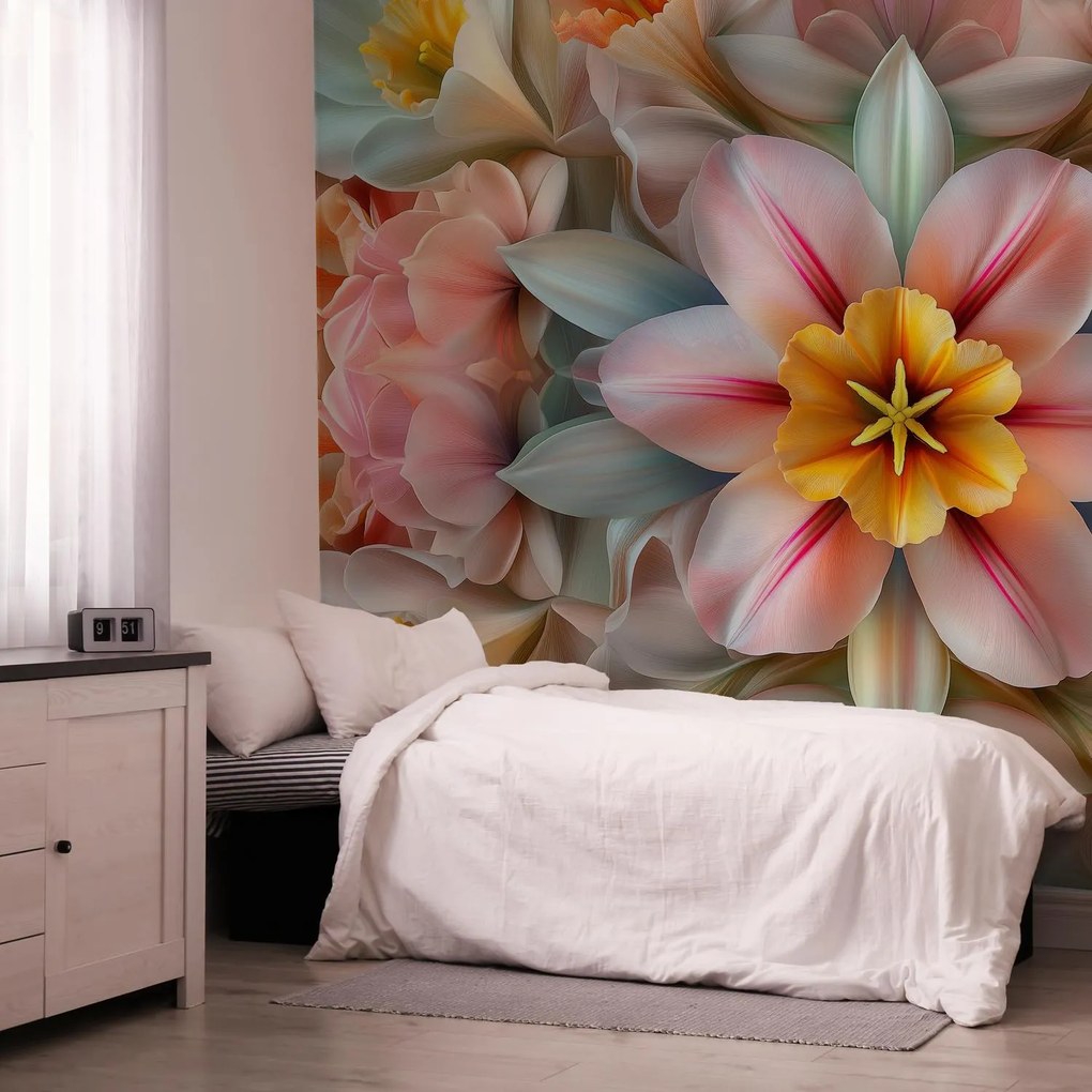 Fotótapéta - Kaleidoszkóp virág (147x102 cm)