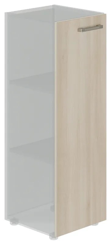 Szekrényajtó TopOffice Premium 39,9 x 40,4 x 119,5 cm, bal, világos akác