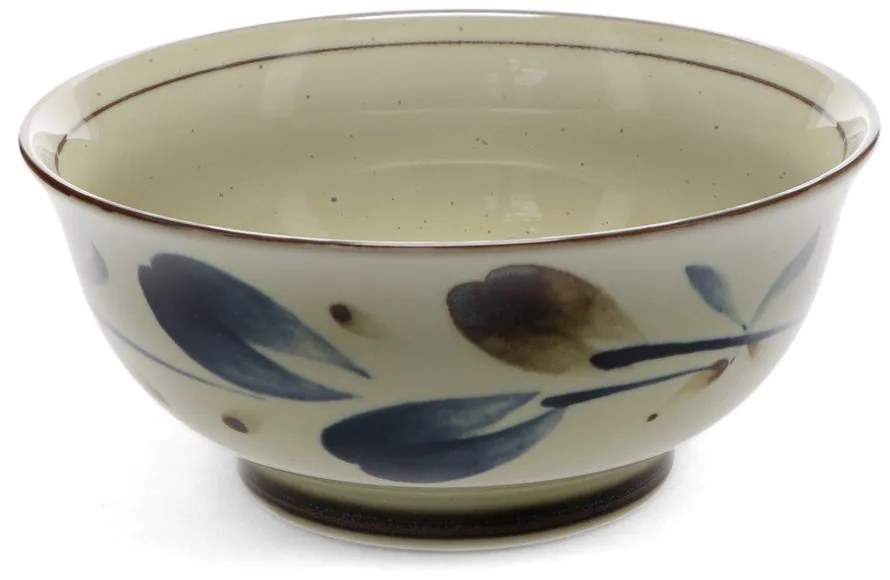 Kék-bézs porcelán tálka ramenhez 1 l Breeze – Rex London