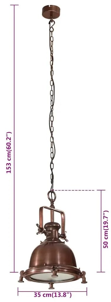 alumínium függőlámpa 35 x 35 x 153 cm