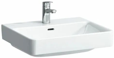 Laufen Pro S mosdó 55x46,5 cm fehér színben fényes felülettel középső nyílással 1696.2.000.104.1