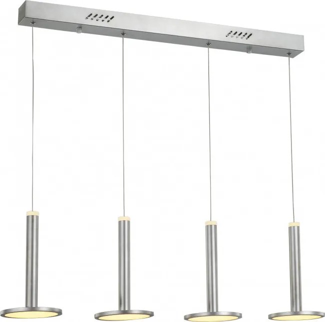 ITALUX MD17033012-4B-S-N OLIVER Modern Led Függesztett Lámpa Nikkel LED IP20